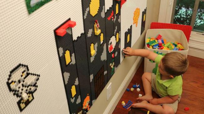 lego-walls Un nuovo tipo di costruzioni LEGO da usare sui muri di casa.