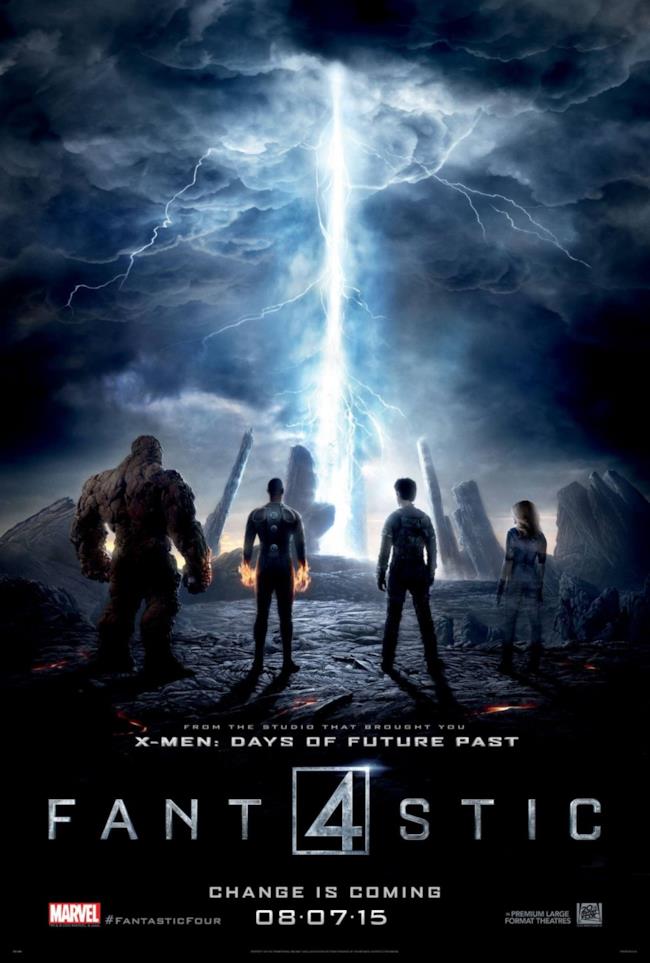 Il poster internazionale del reboot di Fantastici 4