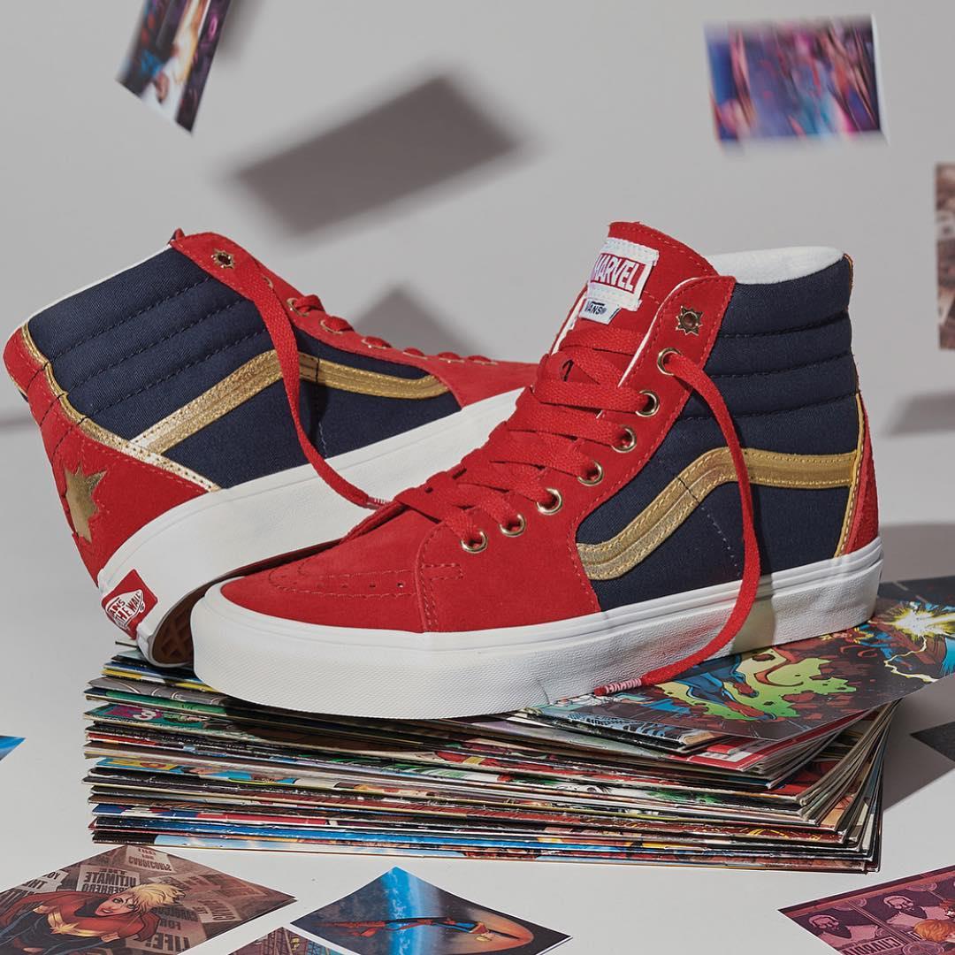Le scarpe Marvel realizzate da Vans