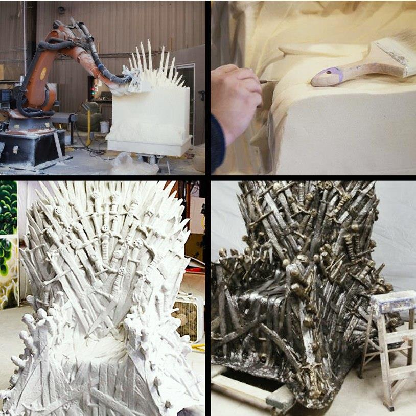 Il trono di spade della celebre serie HBO