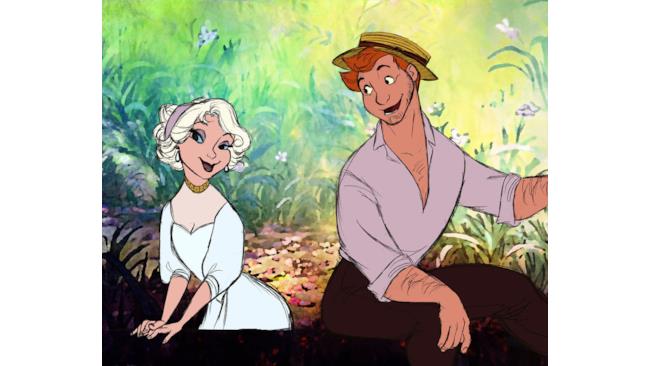 Duchessa e Romeo in versione umana immaginati da s0alaina