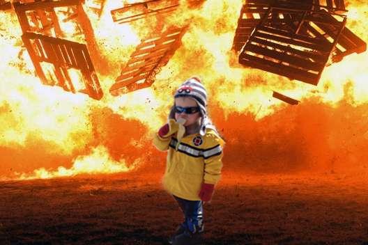 meme Carter con esplosione