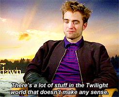 Robert Pattinson contro l'insensatezza di Twilight