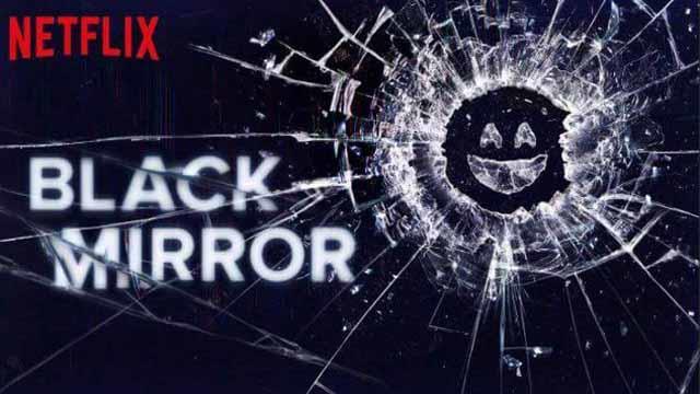 La copertina ufficiale di Black Mirror Ecco l'immagine più conosciuta dello show.