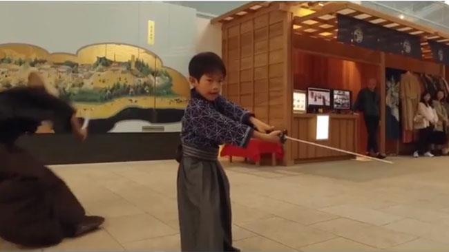 Due samurai Samurai che lottano