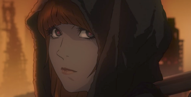 Una delle protagoniste di Blade Runner Black Out 2022 Prima immagine per Blade Runner Black Out 2022