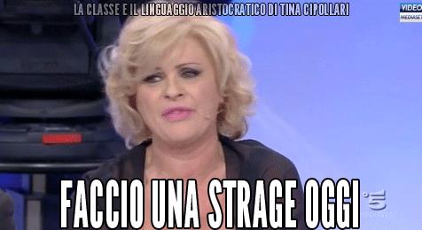 Tina Cipollari promette di fare stragi come Mara