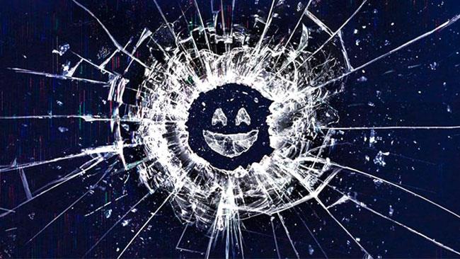 La copertina ufficiale della serie televisiva L'immagine simbolo di Black Mirror