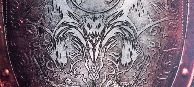 Uno scudo lavorato è l'immagine del nuovo poster di Transformers - L'ultimo Cavaliere Un dettaglio del poster del film
