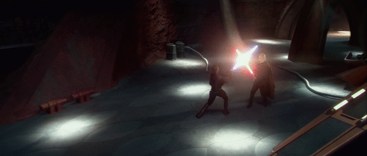 Anakin Skywalker perde un braccio