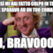 E così mi hai fatto colpo in testa mentre sparavo ad un tuo comapagno... Siii, bravoooo...