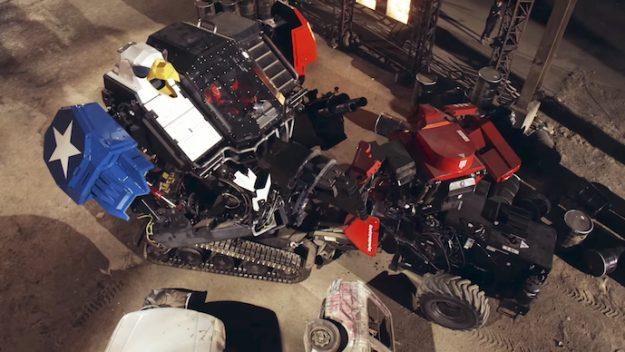 Scontro fra robot giganti, gli USA vincono contro il Giappone I due robot sfidanti