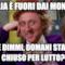 L'Italia è fuori dai mondiali e dimmi, domani stai chiuso per lutto?