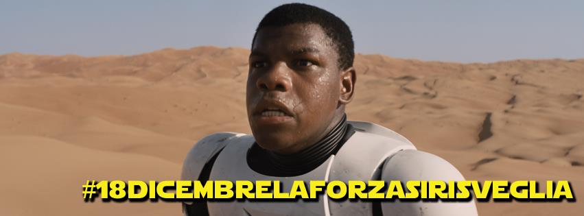 Banner #18dicembrelaforzasirisveglia con Boyega
