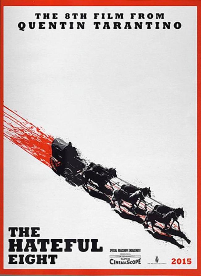 Il poster ufficiale del film The Hateful Eight