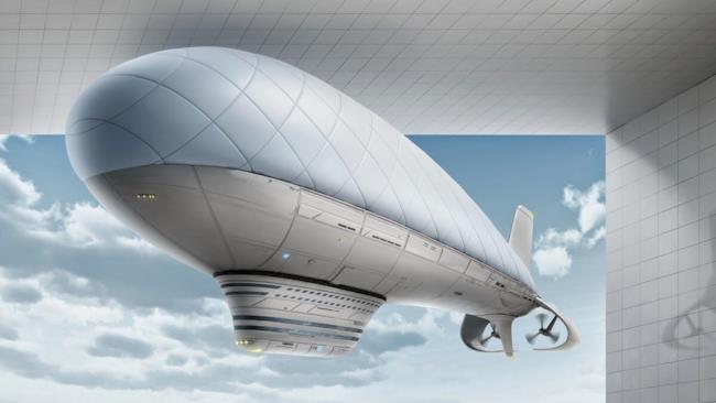 Dirigibile futuristico o yacht volante? Il prototipo di un dirigibile di ultima generazione