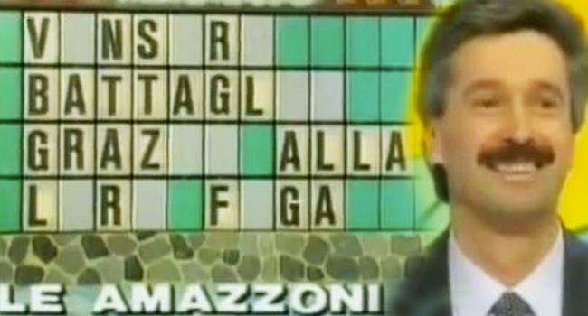 Il Signor Giancarlo e le Amazzoni alla Ruota della Fortuna