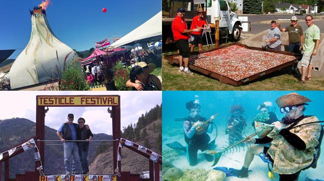 I Festival più pazzi del mondo in USA Le feste americane più strane ed originali