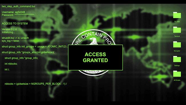 GeekTyper: il programma che ti fa hackerare per finta GeekTyper: una schermata