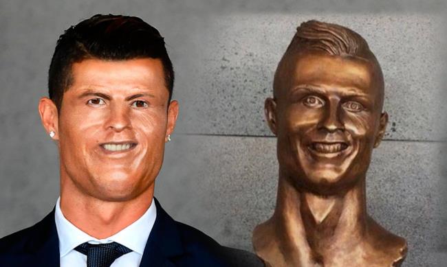 Il nuovo busto di Cristiano Ronaldo è molto meglio del precedente Cristiano Ronaldo e l'orribile busto