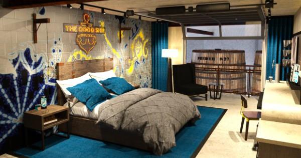 L'hotel dedicato alla birra Le stanze del primo hotel a tema birra