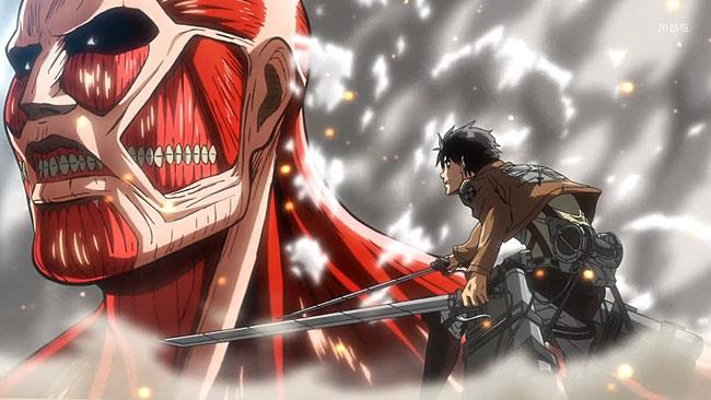 RAI4 trasmetterà l'Attacco dei Giganti a partire da settmbre Eren Jaeger in una scena dell'anime L'Attacco dei Giganti