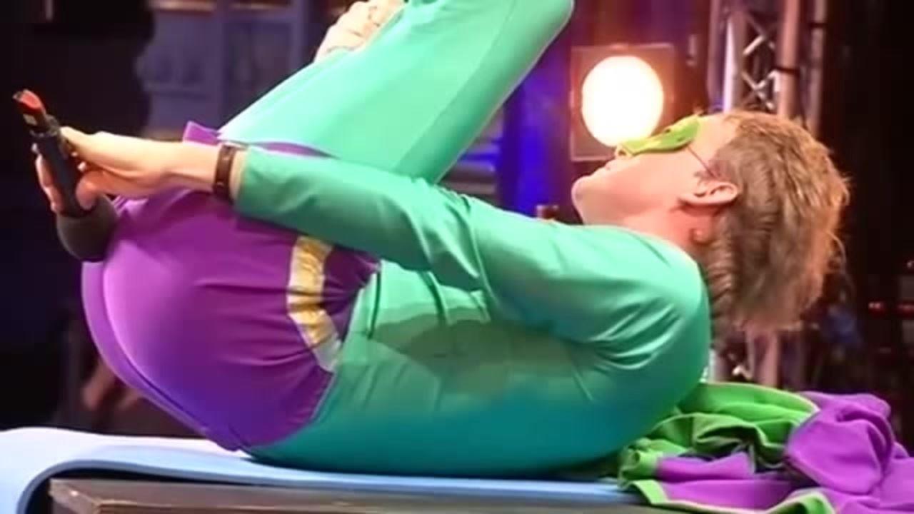 Mr Metano ad una trasmissione televisiva
