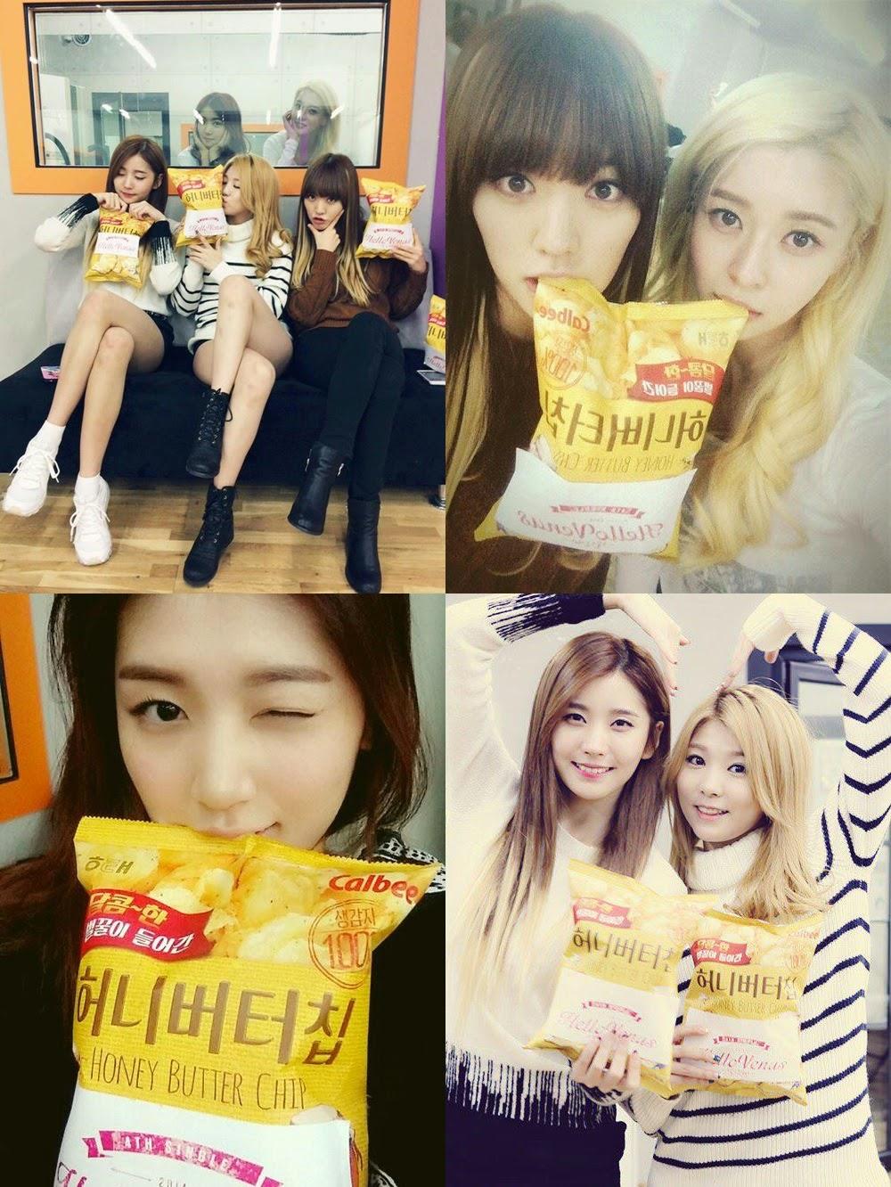 Hello Venus con le patatine al burro e miele