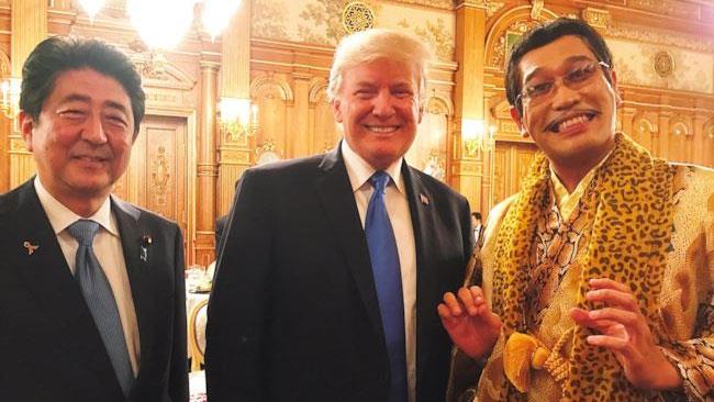 Donald Trump e Piko Taro Trump e Piko