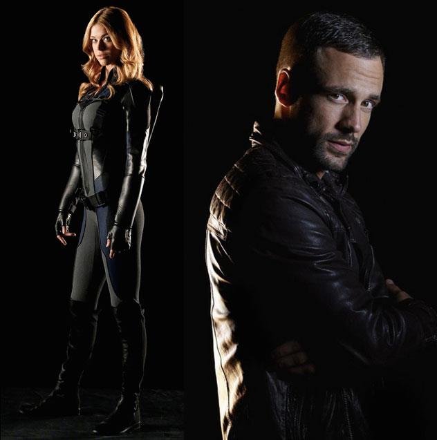 Barbara Morse e Lance Hunter in Agents of SHIELD