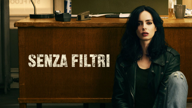 La locandina ufficiale La locandina con Jessica Jones