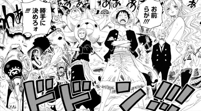 I migliori siti dove leggere manga online La ciurma di Rufy al completo