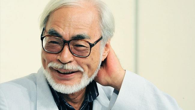 Hayao Miyazaki in una recente apparizione
