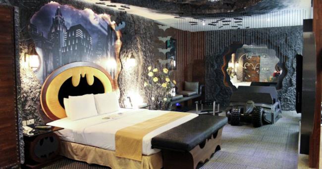La Batman Suite dell'Eden Hotel a Taiwan