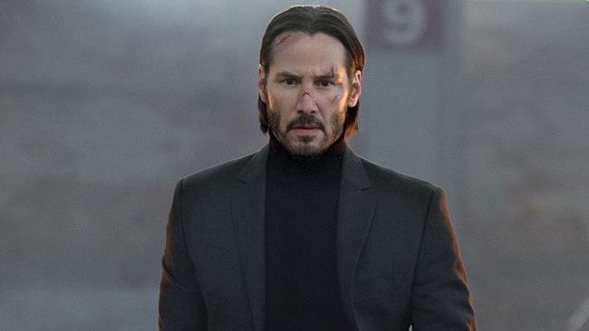 Ritratto di Keanu Reeves Una scena si John Wick interpretata da Keanu Reeves