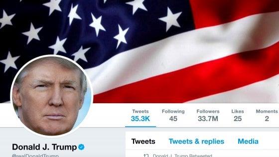 L'account Twitter di Donald Trump L'account Twitter di Donald Trump