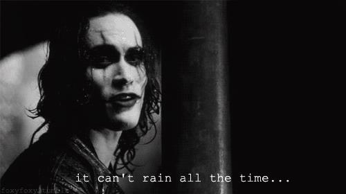 Eric Draven impersonato da Brandon Lee