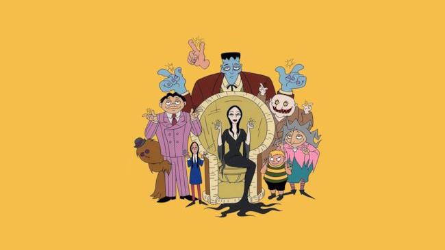 La Famiglia Addams La Famiglia Addams in versione cartoon
