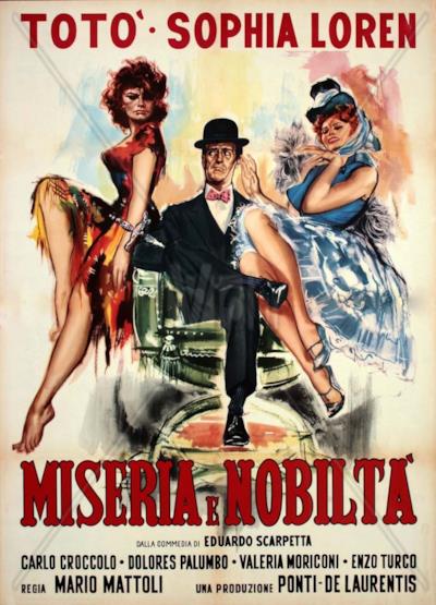 La locandina de Miseria e nobiltà
