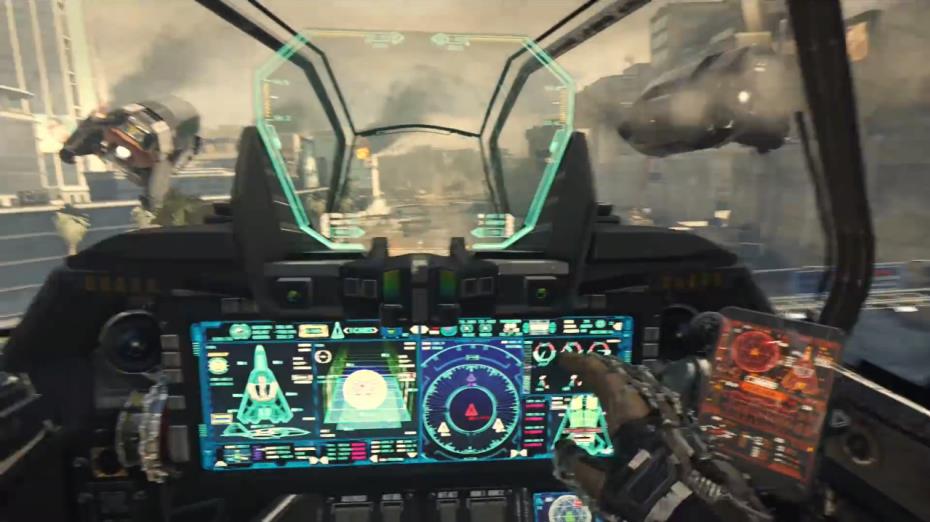 La cabina di pilotaggio del caccia F-52