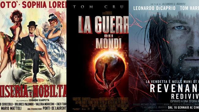 Film consigliati da vedere in TV nel week end / 28-30 luglio 2017 Le locandine di tre dei film consigliati