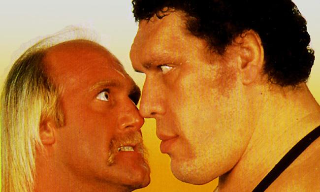 André the Giant faccia a faccia col grande Hulk Hogan