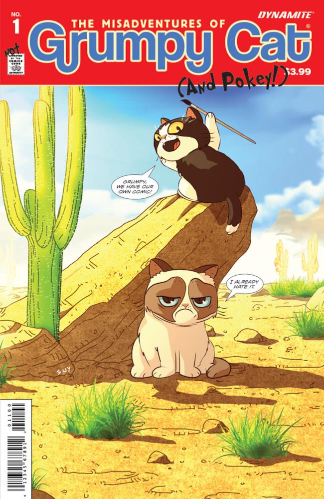 Copertina del primo fumetto di Grumpy Cat e Pokey