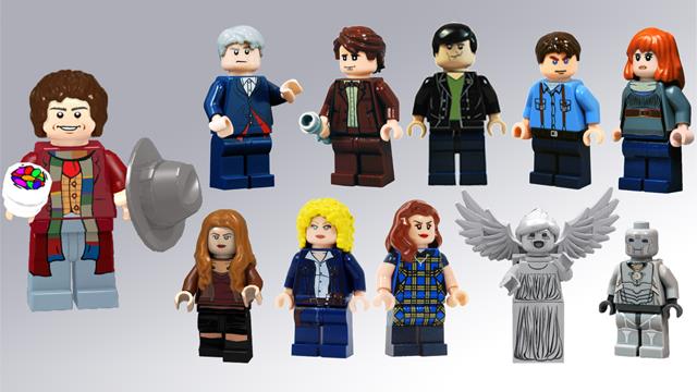 I personaggi proposti per il set LEGO di Doctor Who