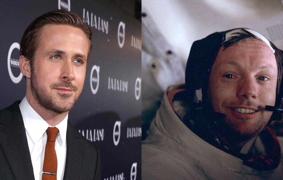 La foto dell'attore e dell'astronauta
