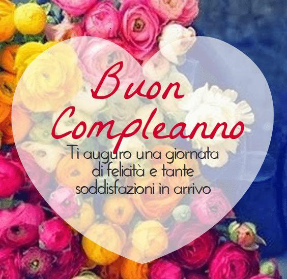 Una cartolina di buon compleanno - Fiori, le più belle immagini per il buongiorno, buonanotte e buon compleanno