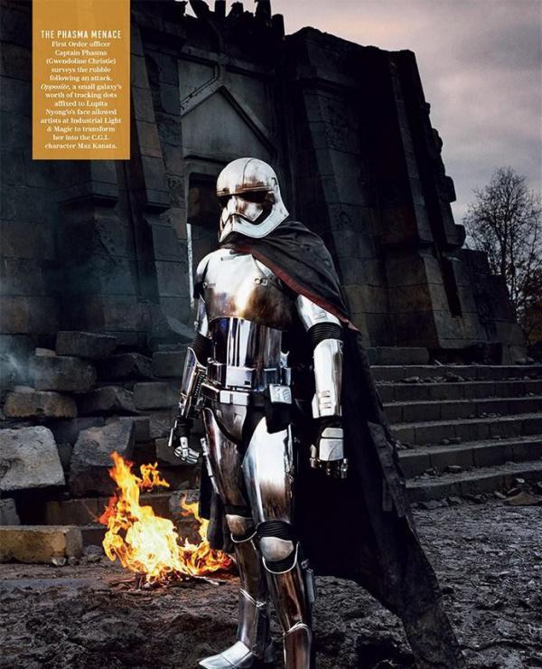 Il personaggio Phasma di Star Wars 7