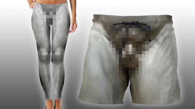 La linea di leggins e costumi trash del David di Michelangelo La linea di costumi e leggins di cui si parla nell'articolo