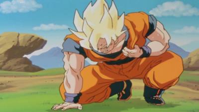 Goku sofferente