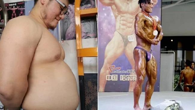 Zhang Shuai è campione regionale di body building Zhang Shuai ieri e oggi